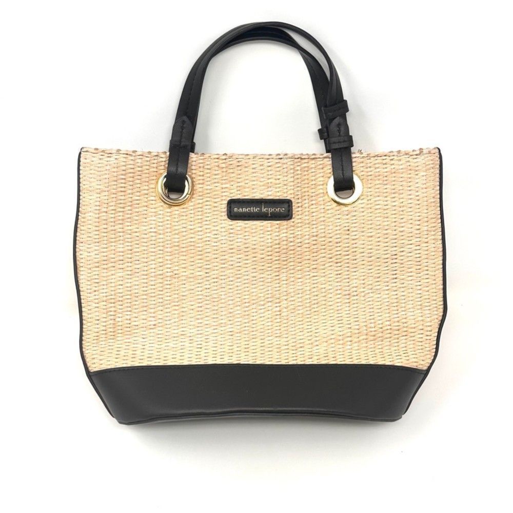 NANETTE LAPORE Raffia Small Handle Bag